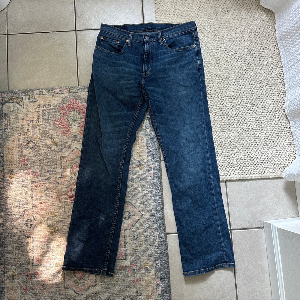 Levi's 559 Relaxed Straight Jeans Tag 33x34 Actual 33x32